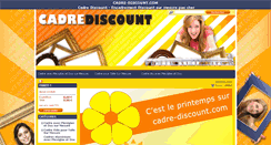 Desktop Screenshot of cadre-discount.com